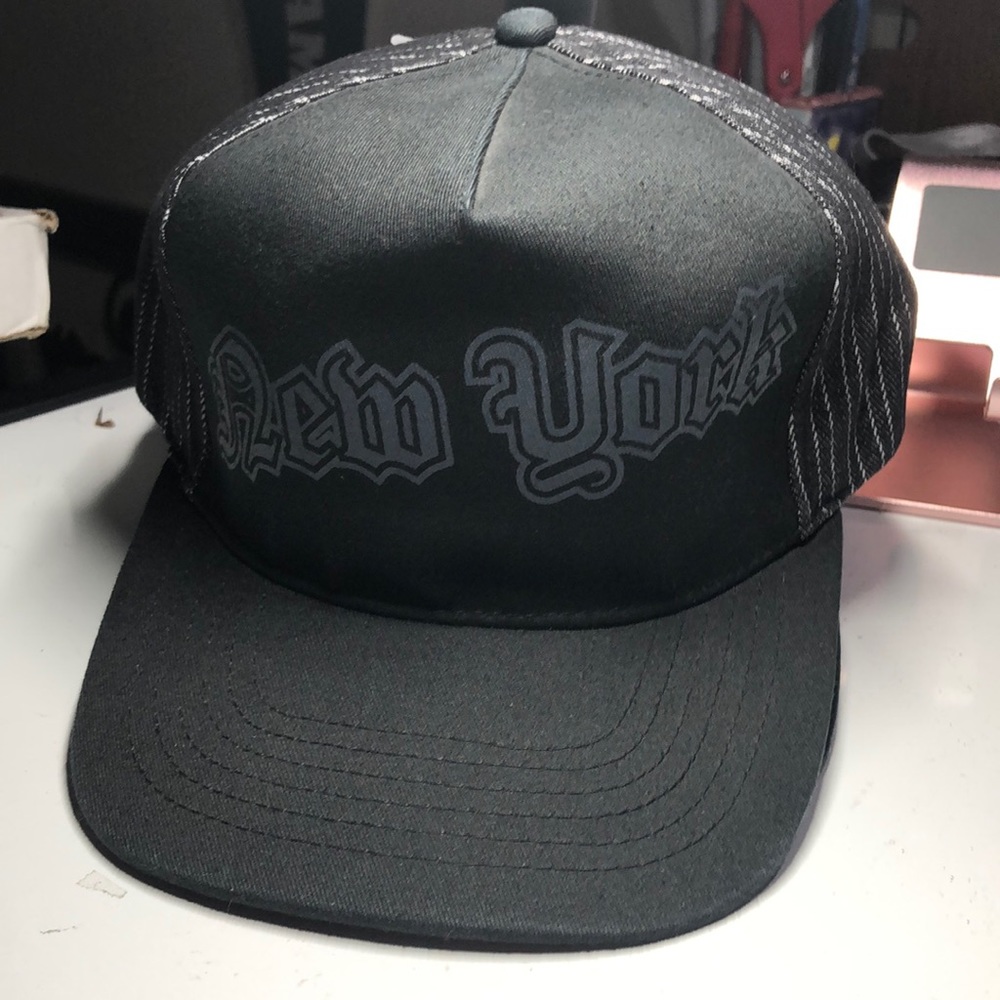 New York Trucker Hat Lot 10 Hats Caps Men’s Adjustable SnapBack Black
